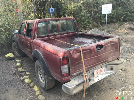 Ce vieux Nissan Frontier roule encore